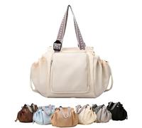 Transformable Cradle Bag Travel Storage Bag, Versatile Large Capability Travel Bag, Storage Duffel Bag with Handles (Beige)