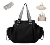 Transformable Cradle Bag Travel Storage Bag, Versatile Large Capacity Travel Bag for Women, Multi-Purpose Cradle Bag(Black)