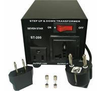 TRANSFORMADOR DE CORRIENTE 200 W CONVERTIDOR DE VOLTAJE 220 V A 110 V O 110...