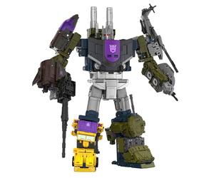 Transformers, Age of the Primes Commander Class, Combaticon Onslaught, action figure convertibile da 17 cm, giocattoli di robot dagli 8 anni in su
