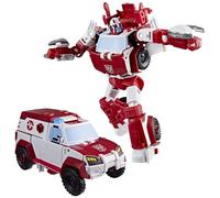 Transformers Age of the Primes, Deluxe Class, Autobot Ratchet, action figure convertibile da 14,5 cm, giocattoli di robot dagli 8 anni in su