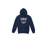 Transformers Autobot Felpa con Cappuccio Logo Aerografo Uomo (TV4409)