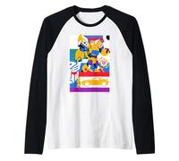 Transformers Bumblebee Car Maglia con Maniche Raglan