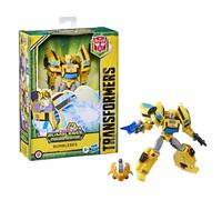 Transformers Bumblebee Cyberverse Adventures Deluxe - Figura d'azione Bumblebee Sting Shot Action Attack, 12,5 cm