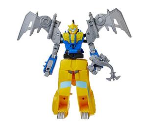 Transformers BUMBLEBEE CYBERVERSE ADVENTURES DINO COMBINERS BUMBLESWOOP, SPIELFIGUR