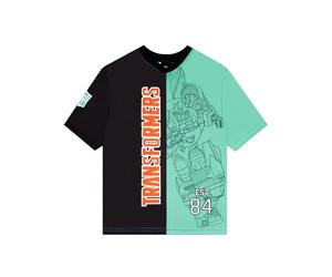 Transformers Bumblebee Maglia da Calcio, T-Shirt Oversize Stile Completo da Calcio per Bambini, Tshirt da Ragazzo, Tshirt da Ragazzo, Multicolore 9-10 Anni