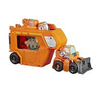 Transformers - Command Center Wedge (Playskool Heroes Rescue Bots Academy, Giocattolo trasformabile, con rimorchio e Accessorio per Illuminazione)