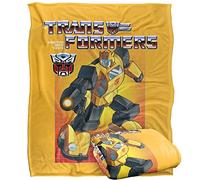 TRANSFORMERS Coperta Bumblebee Silky Touch super morbida, 152 x 127 cm