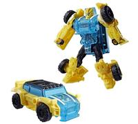 Transformers CYBERWORLD, Cyber Changers, Energon Surge, Bumblebee | Action Figure da 10 cm | Conversione Veloce nella modalità Automobile | Giocattoli di Robot per Bambini e Bambine dai 6 Anni in su