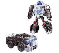 Transformers CYBERWORLD, Cyber Changers, Optimus Primal, Action Figure da 10 cm, conversione Veloce in modalità Camion, Giocattoli a Tema Robot per Bambini e Bambine dai 6 Anni in su