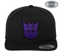 Transformers Decepticon Patch 3D Cappellino Snapback Premium Nero