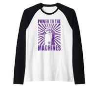 Transformers Decepticons Power to The Machines Maglia con Maniche Raglan