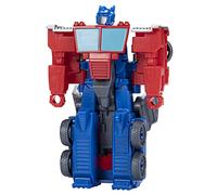 Transformers EarthSpark - Action figure di Optimus Prime da 10 cm, conversione in 1 passaggio con lancio in aria, giocattolo per bambini e bambine dai 6 anni in su