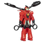 Transformers EarthSpark - Action figure Flip Changer di Twitch terrestre, 10 cm convertibile in 1 passaggio, giocattolo per bambini e bambine dai 6 anni in su