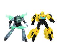 Transformers EarthSpark, Cyber-Combiner, Action Figure di Bumblebee e Mo Malto