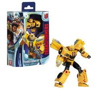 Transformers EarthSpark - Deluxe Class, Action Figure di Bumblebee da 12,5 cm, Giocattoli Robot per Bambini e Bambine dai 6 Anni in su
