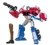 Transformers EarthSpark - Deluxe Class, action figure di Optimus Prime da 12,5 cm, giocattoli robot per bambini e bambine dai 6 anni in su