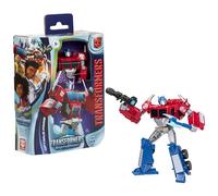 Transformers EarthSpark - Deluxe Class, Action Figure di Optimus Prime da 12,5 cm, Giocattoli Robot per Bambini e Bambine dai 6 Anni in su