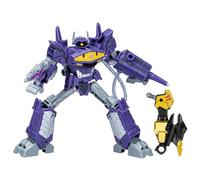 Transformers EarthSpark - Deluxe Class, action figure di Shockwave da 12,5 cm, giocattoli robot per bambini e bambine dai 6 anni in su