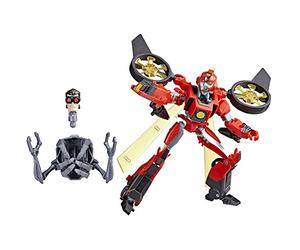 Transformers EarthSpark - Deluxe Class, action figure di Twitch terrestre da 12,5 cm, giocattoli robot per bambini e bambine dai 6 anni in su