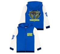 Transformers Felpa con Cappuccio | Felpa Ragazzo con Cappuccio Cotone | Megatron E Optimus Prime Maglione Bambino | Blu 3-4 Anni