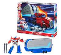 Hasbro Playset Transformers EarthSpark Optimus Prime – Rimorchio da Battaglia