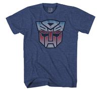 Transformers G1 Vintage Autobot Simbolo Distressed T-Shirt Ufficiale Per Adulti