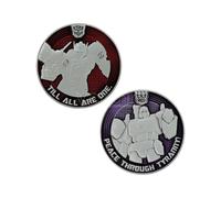 Transformers Generation 1 Collectable Coin G1 Autobots Vs Decepticons Edizione Limitata 4 Cm Fanattik