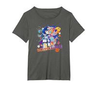Transformers Generations Soundwave Color Pop Maglietta, Donna Plus-Size, Asfalto, 3X