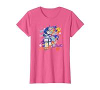 Transformers Generations Soundwave Color Pop Maglietta, Donna, Rosa mélange, XXL