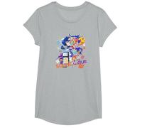 Transformers Generations Soundwave Color Pop Maglietta, Ragazze, Grigio Melange, L