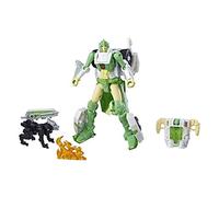 Transformers Generations War for Cybertron: Siege Deluxe Class WFC-S15 Autobot Greenlight Action Figure con Dazzlestrike Battle Masters, marrone/A