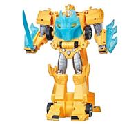 Transformers Giocattolo Bumblebee Cyberverse Adventures Roll N' Change Bumblebee Action Figure da spingere, dai 6 anni in su, 25 cm, F2730, Multi