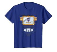 Transformers Halloween Soundwave Costume Maglietta, Bambini, Blu Reale, 10 Anni
