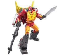 Transformers Hasbro Generations War for Cybertron: Kingdom Commander WFC-K29 Rodimus Prime, Action Figure con Rimorchio, da 19 cm, per Bambini dagli 8 Anni in su