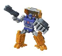Transformers Hasbro Toys Generations War for Cybertron: Kingdom Deluxe, WFC-K16 Huffer, action figure da 14 cm, bambini dagli 8 anni in su