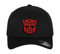 Transformers Licenza Ufficiale Autobots 3D Patch Flexfit Baseball cap (Nero), Small/Medium