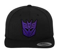 Transformers Licenza Ufficiale Decepticon 3D Patch Premium Snapback cap