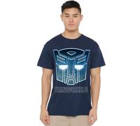 Transformers Maglietta Unisex Transformers Generations Autobot Steel Icon Logo, Maglietta Blu Navy, Marina Militare, 5XL