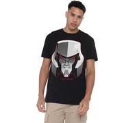 Transformers Maglietta Unisex Transformers Generations Megatron Large Face Unisex, t-Shirt Nera, Nero, M