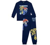Transformers Maglione E Pantaloni Tuta | Optimus Prime Felpa Bambino E Pantaloni | Blu 7-8 Anni
