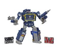 Transformers Netflix War for Cybertron Trilogy Voyager Class Soundwave Battle Pack da 3 con Laserbeak e Ravage F0708