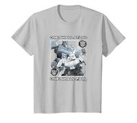 Transformers One Optimus Megatron Clash Maglietta, Bambini, Argento, 4 Anni