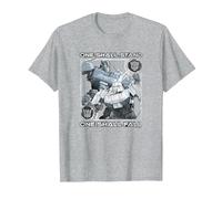 Transformers One Optimus Megatron Clash Maglietta, Uomo, Grigio Melange, S