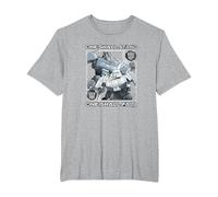 Transformers One Optimus Megatron Clash Maglietta, Uomo Taglie Grandi, Grigio Melange, 4X Tall