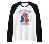Transformers Optimus Prime Collegiate Maglia con Maniche Raglan
