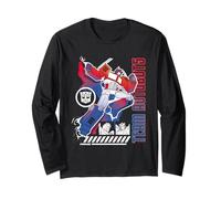 Transformers Optimus Prime Team Autobots Gen 1 Maglia a Manica