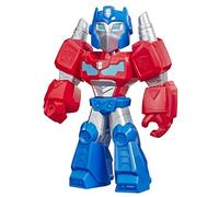 Transformers Playskool Heroes Mega Mighties Rescue Bots Academy Optimus Prime Figure 10" Figure, Collectible Toys for