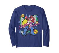 Transformers Retro Optimus Prime Maglia a Manica, Unisex per Adulti, Navy, L