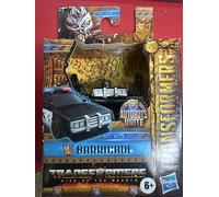 Transformers Rise of The Beasts Barricade Action Figure, 7,6 cm, auto della polizia a robot, nero